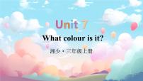 英语三年级上册（2024）Unit 7 What colour is it?说课ppt课件