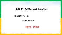 小学人教版PEP（2024）Unit2 Different familiesPart B评课课件ppt