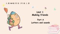 小学英语人教版PEP（2024）三年级上册（2024）Unit1 Making friendsPart A备课ppt课件