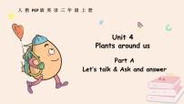 小学英语人教版PEP（2024）三年级上册（2024）Unit4 Plants around usPart A课前预习课件ppt