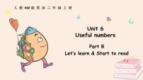 人教版PEP（2024）三年级上册（2024）Part B教课内容课件ppt