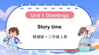 小学英语人教精通版（2024）三年级上册（2024）Unit 1 Greetings教课内容ppt课件