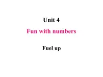 小学英语外研版（三起）2024三年级上册（2024）Unit 4 Fun with numbers示范课ppt课件