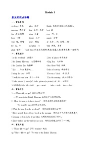 Module 3 -【弯道超车】暑假外研版（三起）新五年级英语 单元知识点讲解+例题精炼（含答案）