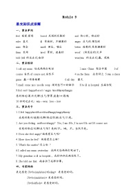 Module 9-【弯道超车】暑假外研版（三起）新五年级英语 单元知识点讲解+例题精炼（含答案）