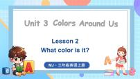 小学闽教版（2024）Lessons 2 What's color is it?评课ppt课件