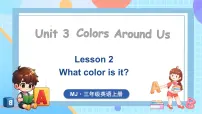 小学闽教版（2024）Lessons 2 What's color is it?评课ppt课件