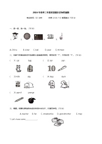 海南省省直辖县级行政单位临高县2023-2024学年三年级下学期7月期末英语试题