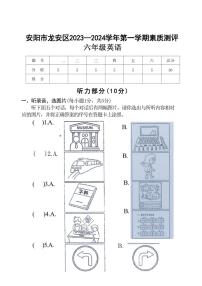 [英语][期末]河南省安阳市龙安区2023～2024学年六年级上学期期末试题(有答案)