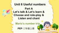 小学英语人教版PEP（2024）三年级上册（2024）Unit6 Useful numbersPart A教学ppt课件
