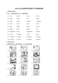 2023年山东省青岛市市南区小升初英语试卷