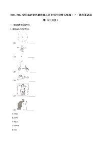 山西省吕梁市离石区光明小学校2023-2024学年五年级（上）月考英语试卷（12月份）