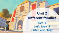 三年级上册（2024）Unit2 Different familiesPart B图片ppt课件