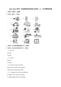 广东省深圳市龙华区2024-2025学年五年级上学期月考英语试卷