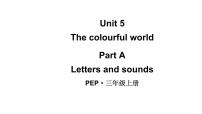 小学英语人教版PEP（2024）三年级上册（2024）Unit5 The colourful world教学课件ppt