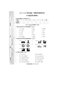 河北省保定市高阳县2024-2025学年六年级上学期11月期中英语试题