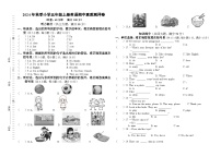 湖南省邵阳市武冈市实验小学、红星小学等联考2024-2025学年五年级上学期期中考试英语试题