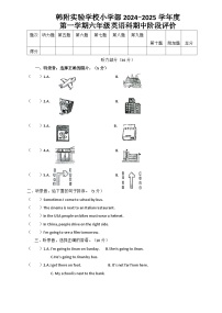广东省潮州市湘桥区潮州市潮安区韩附实验学校2024-2025学年六年级上学期11月期中英语试题