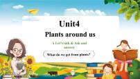 小学英语人教版PEP（2024）三年级上册（2024）Unit4 Plants around us优质ppt课件
