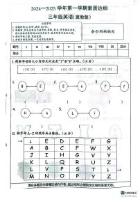 邯郸市肥乡区东漳堡镇中心校2024-2025学年三年级上学期期中英语试题