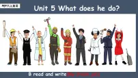 小学英语人教版PEP（2024）六年级上册Unit 5 What does he do? Part B优秀ppt课件
