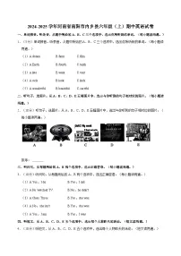 河南省南阳市内乡县2024-2025学年2024-2025学年六年级上学期期中英语试卷