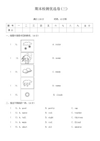 期末检测优选卷（试题）-2024-2025学年人教精通版英语四年级上册 (02)