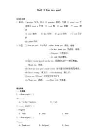 小学英语辽师大版（三起）四年级上册Unit 3 Her pen is red优秀学案及答案