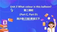 小学英语湘少版（2024）三年级下册Unit 3 What colour is balloon?获奖ppt课件