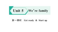 英语三年级上册（2024）Unit 5 We're family作业ppt课件