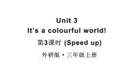 小学英语外研版（三起）2024三年级上册（2024）Unit 3 lt's a colourful world!教学课件ppt