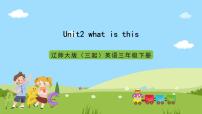 小学英语辽师大版（三起）三年级下册Unit 2 What's this?获奖ppt课件