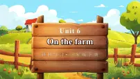 小学英语译林版（三起）（2024）三年级下册（2024）Unit 6 On the farm背景图课件ppt
