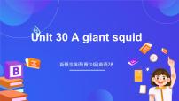 小学英语新概念英语（青少版）2BUnit 30 A giant squid优秀课件ppt