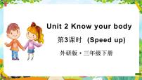 小学外研版（三起）2024Unit 2 Know your body课堂教学ppt课件