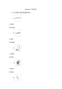 小学科普版（2024）Lesson 8 Do you have a ruler?精品课后作业题