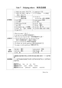 小学英语沪教牛津版(六三制一起)(2024)六年级下册Unit 7 Helping others优质导学案