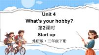 英语三年级下册（2024）Unit 4 What's your hobby?课文ppt课件