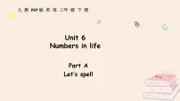 人教版PEP（2024）Unit 6 Numbers in life示范课ppt课件
