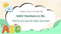 小学英语人教版PEP（2024）三年级下册（2024）Unit 6 Numbers in life多媒体教学课件ppt