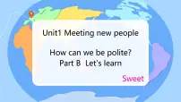 人教版PEP（2024）三年级下册（2024）Unit 1 Meeting new people优质课件ppt