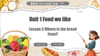 冀教版（三起）2024三年级下册（2024）Lesson3 Where is the bread from?多媒体教学ppt课件