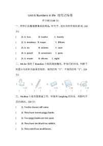 小学英语人教版PEP（2024）三年级下册（2024）Unit 6 Numbers in life课时训练