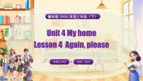 小学英语鲁科版 (五四制)2024三年级下册（2024）Lesson 4 Again, please课文课件ppt