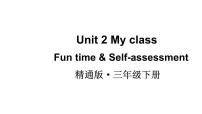 人教精通版（2024）三年级下册（2024）Unit 4 Clothes Fun time教学课件ppt