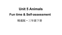 小学英语人教精通版（2024）三年级下册（2024）Unit 4 Clothes Fun time教学课件ppt