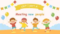 小学英语人教版PEP（2024）三年级下册（2024）Unit 1 Meeting new people教学演示ppt课件