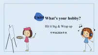 小学英语外研版（三起）2024三年级下册（2024）Unit 4 What's your hobby?教学课件ppt