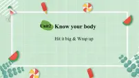 英语三年级下册（2024）Unit 2 Know your body教学ppt课件