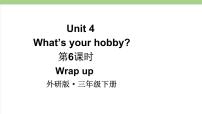 外研版（三起）2024Unit 4 What's your hobby?说课课件ppt